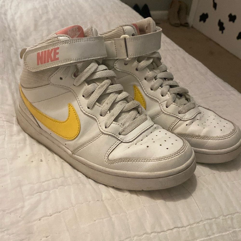 white nike high tops